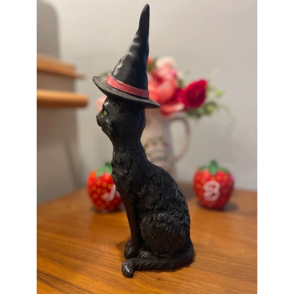 Halloween Witch Cat Door Greeter - Picture 5 of 7